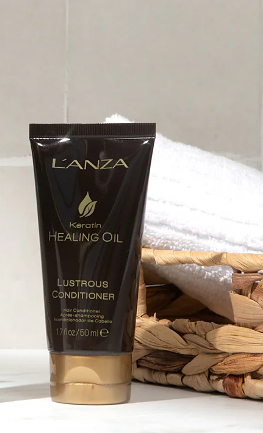 Кондиціонер для сяйва волосся LʼANZA Keratin Healing Oil Lustrous Conditioner, 50 ml - 2